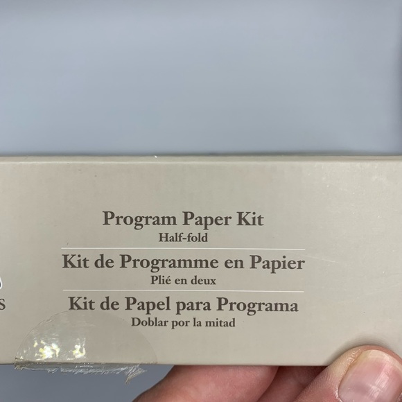 Celebrate It Program Paper Kit Wedding Invitation - 100 Sets - Picture 5 of 7